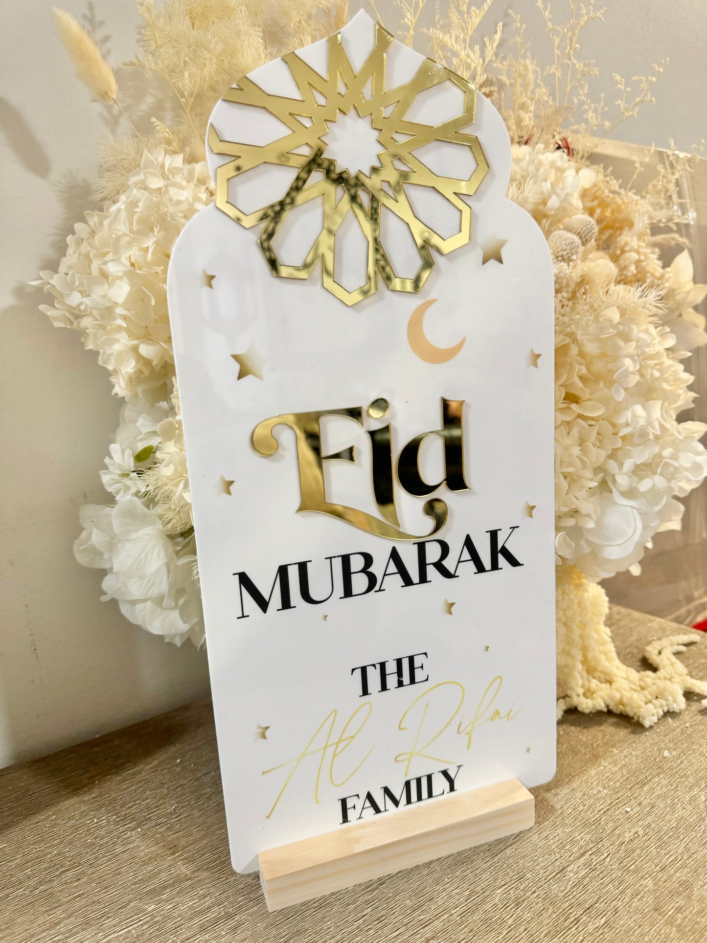 Back and front Ramadan Calendar countdown/ Eid Mubarak