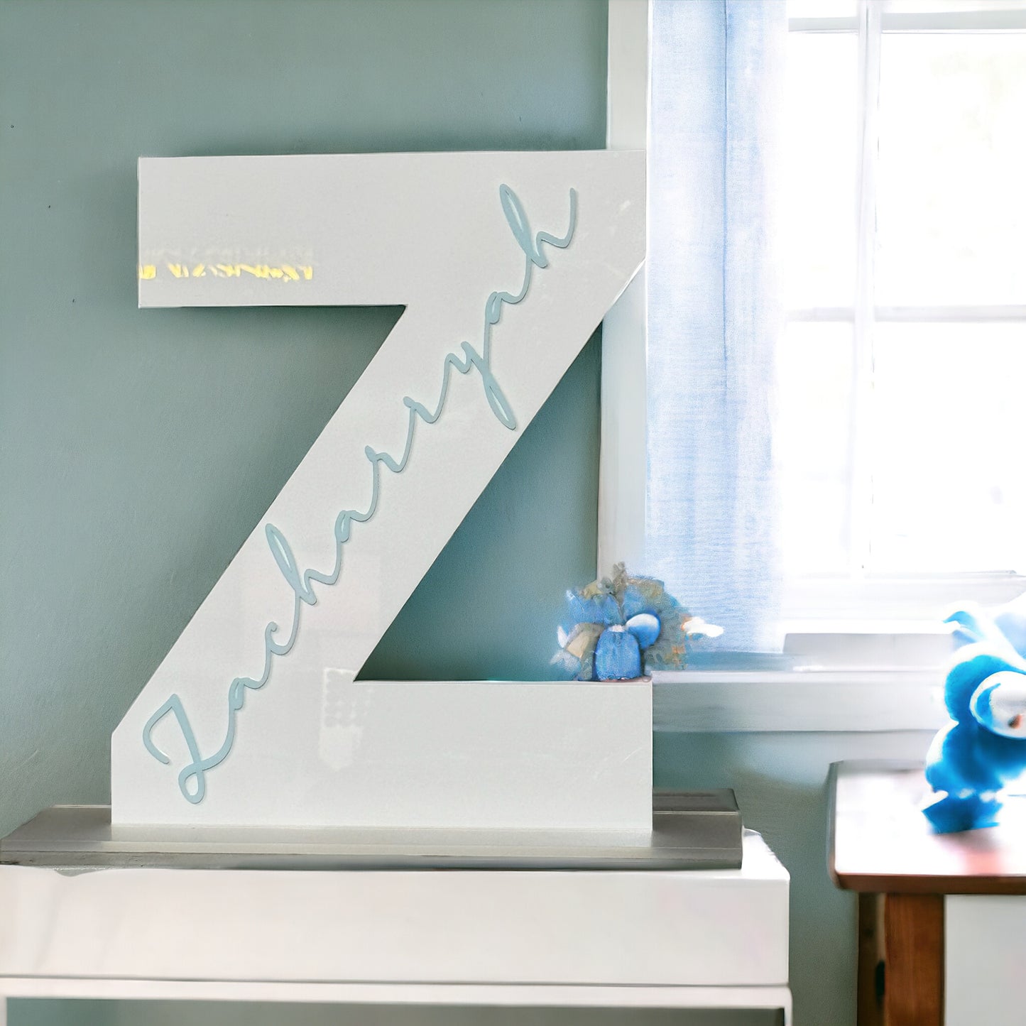 3D layered letter Name Stand