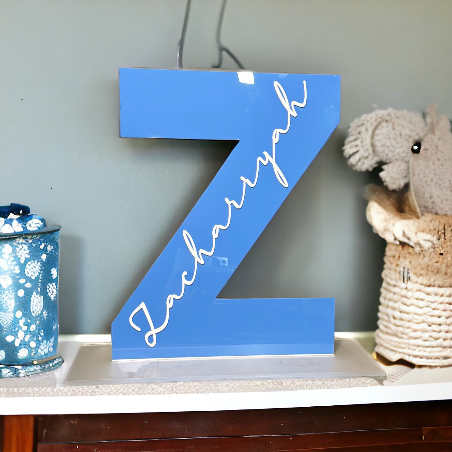 3D layered letter Name Stand