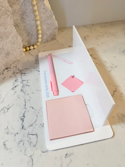 Teacher Personalised Note pad/ pen holder