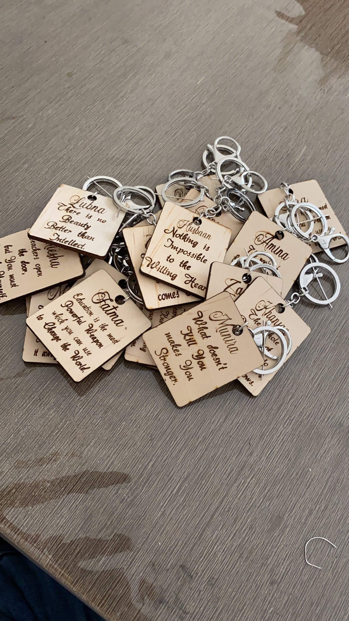 Personalised Engraved Keyrings