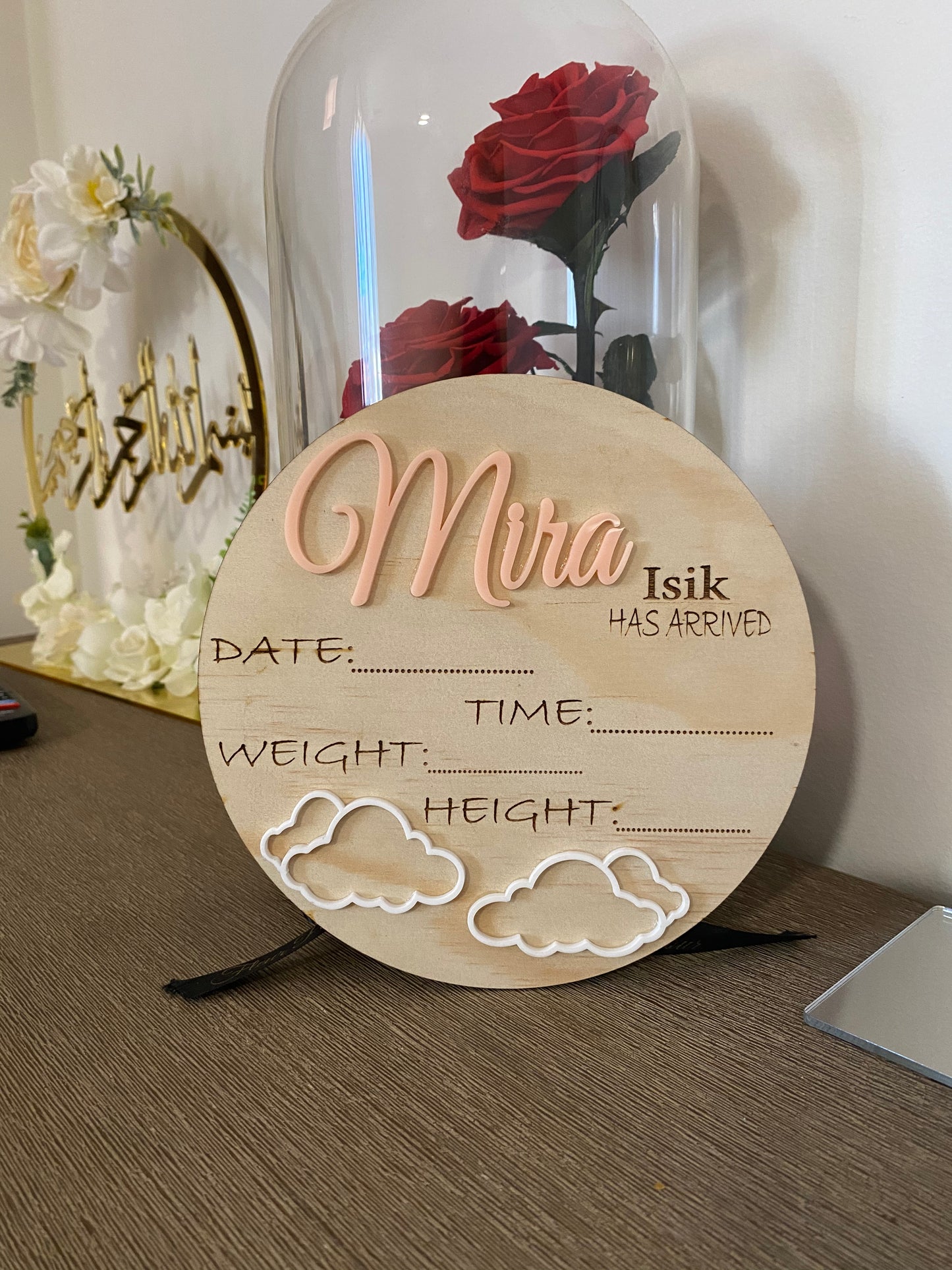 Baby Birth announcements and arrival plaques