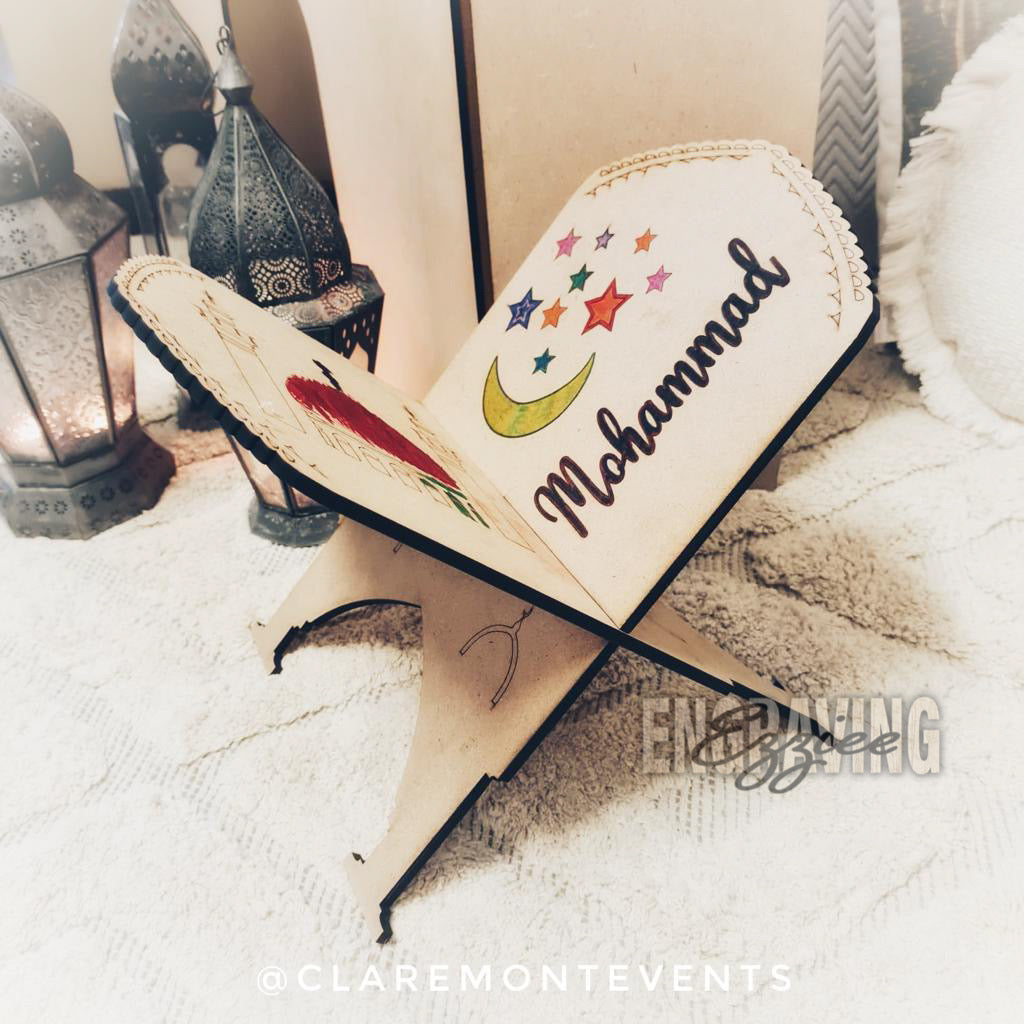 Children Personalised DIY Quran Stand