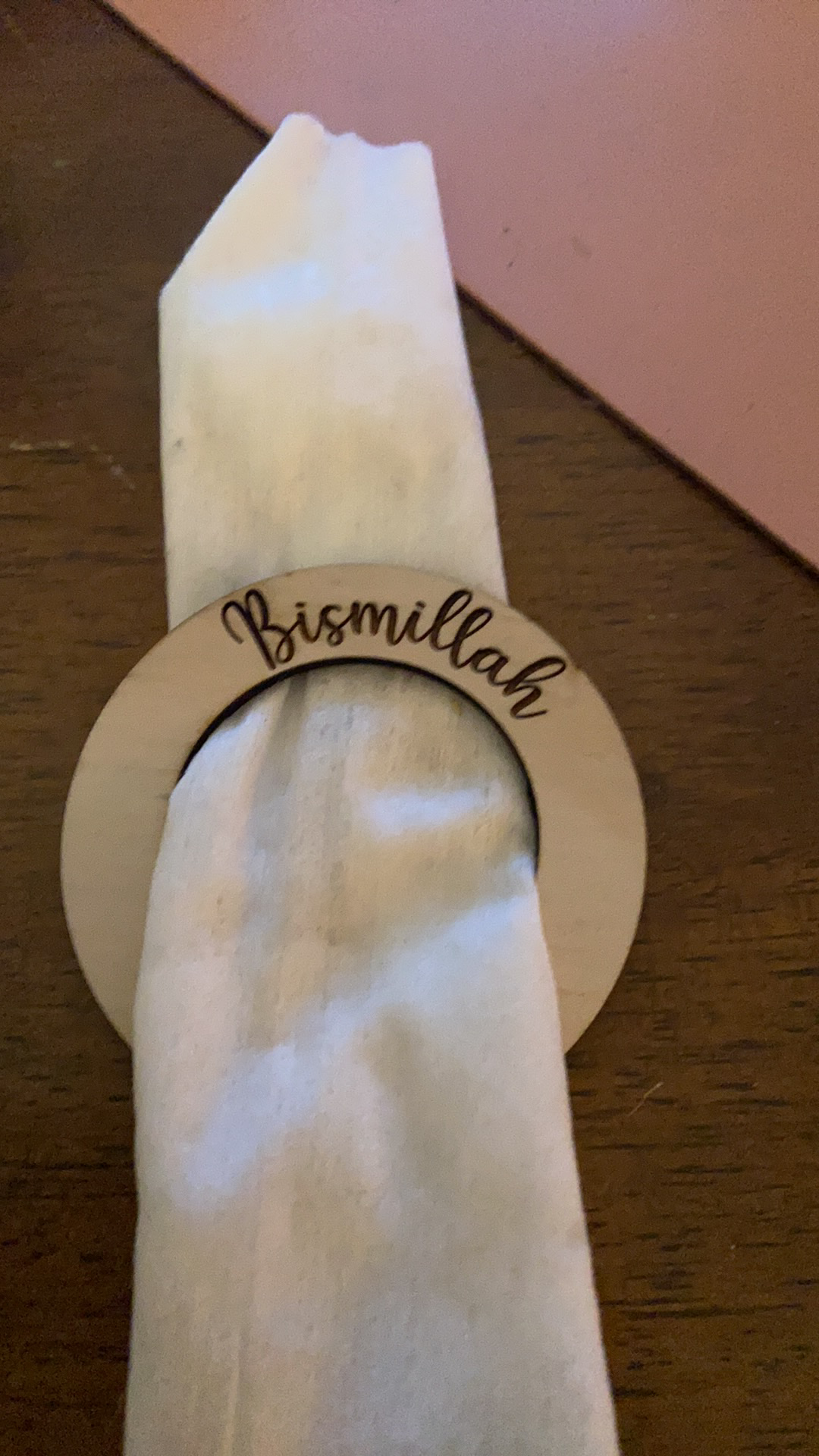 Bismillah Napkin Rings