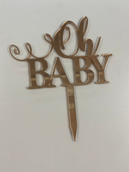 Acrylic Caketoppers