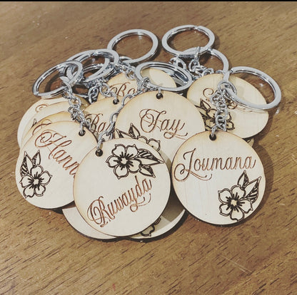 Personalised Engraved Keyrings