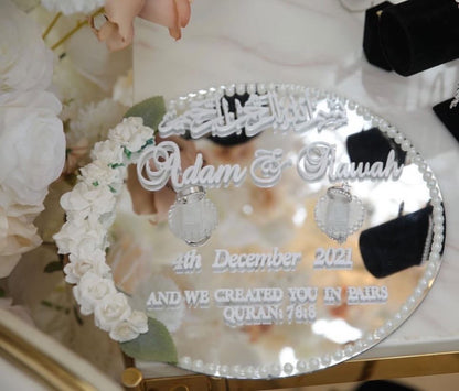 Personalised Wedding/Engagement Ring Tray