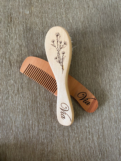 Personalised Baby Brush Set