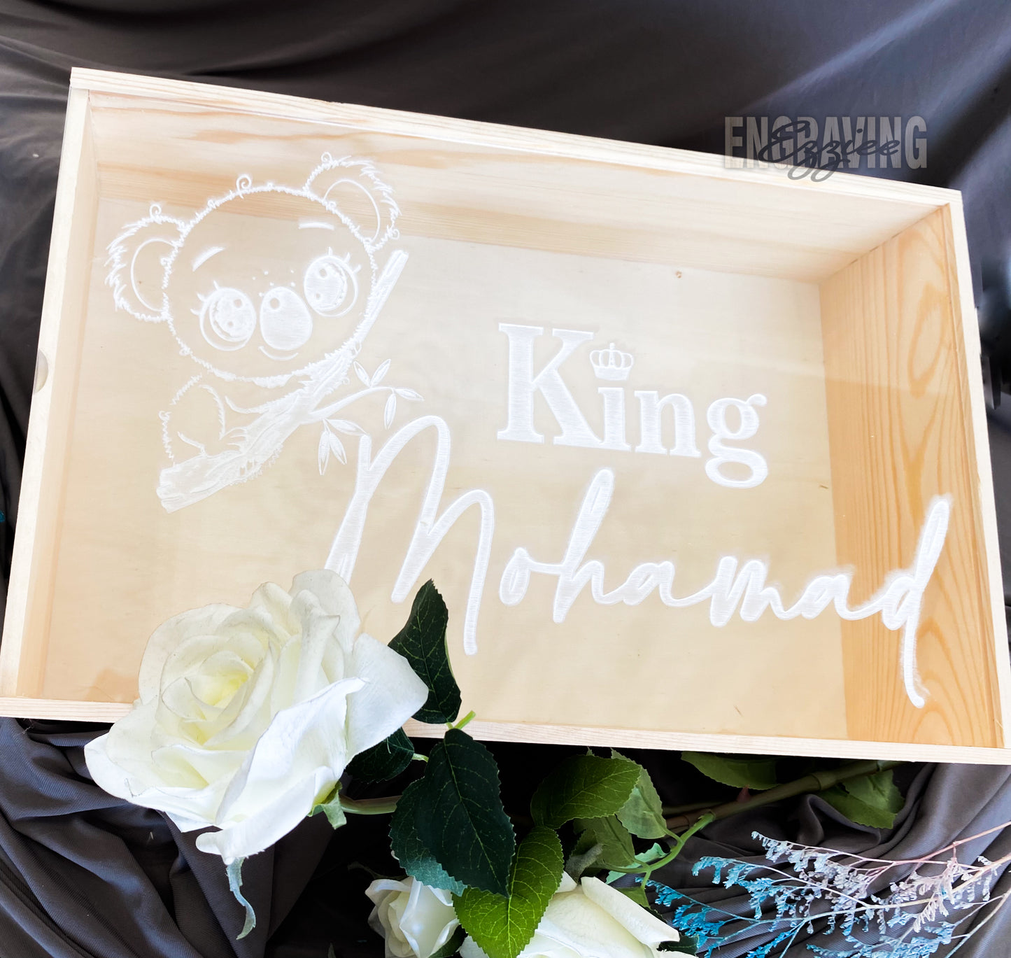 Personalised Acrylic lid keepsake boxes